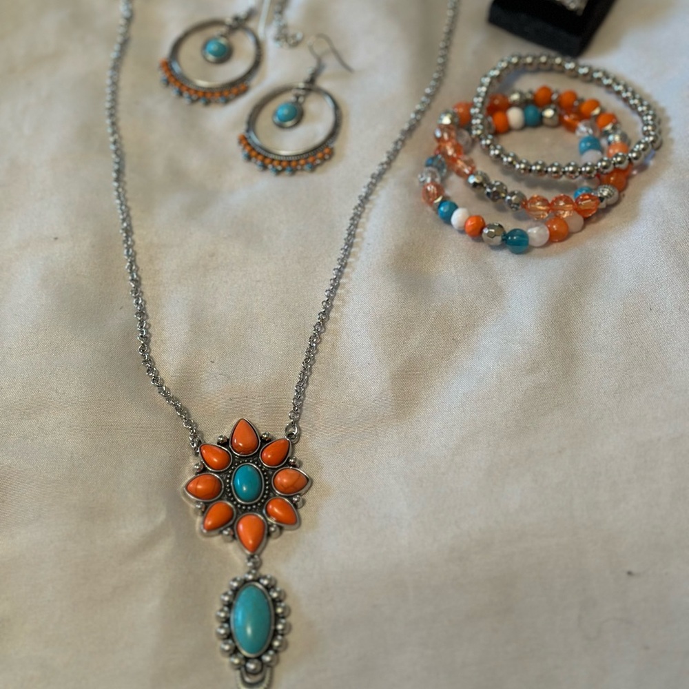 Turquoise 4 piece set